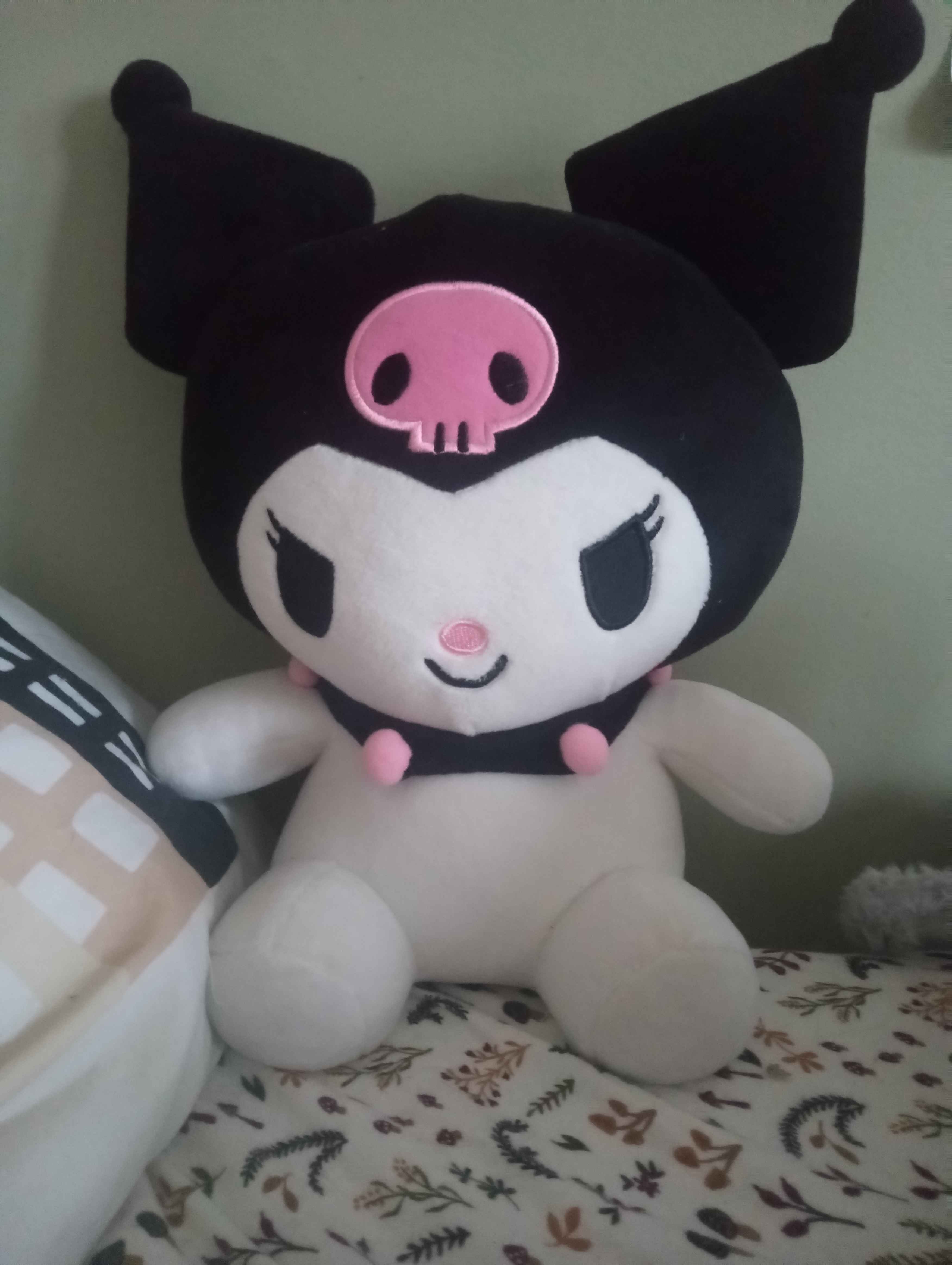 lifesize kuromi. probably. because shes not that big they're stuffed animals